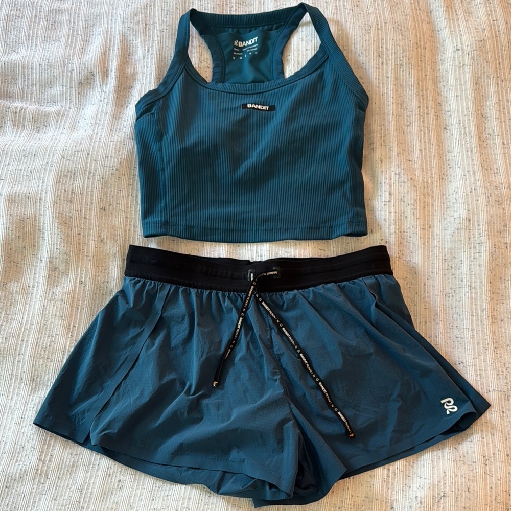 Bandit Running Vento shorts and ribbed tank